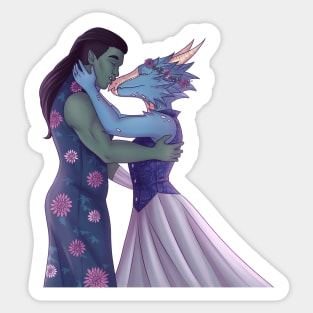 Carey and Killian wedding Sticker